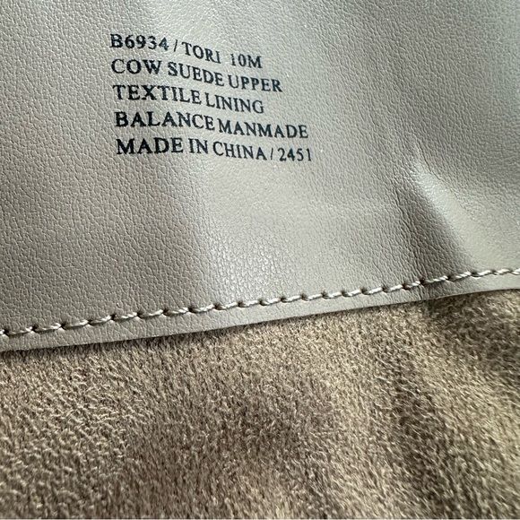 AQUA COLLEGE Women’s Tori Waterproof Suede Tall Boots Taupe Size 10 New - Picture 14 of 16